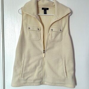 Women’s Chaps Fleece Vest Size L